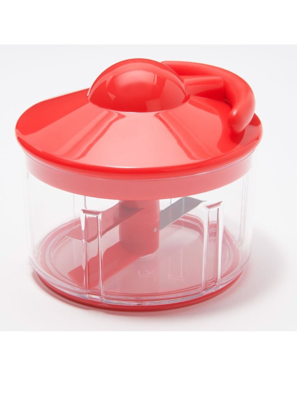 Kuhn Rikon 2-Cup Pull & Chop Food Chopper K50212 RED